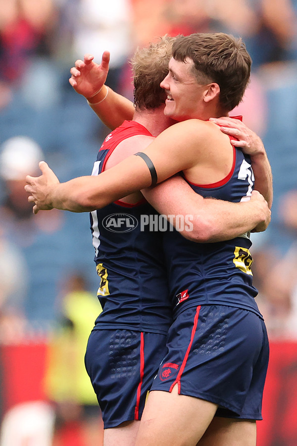 AFL 2025 Round 06 - Melbourne v Fremantle - A-58779101