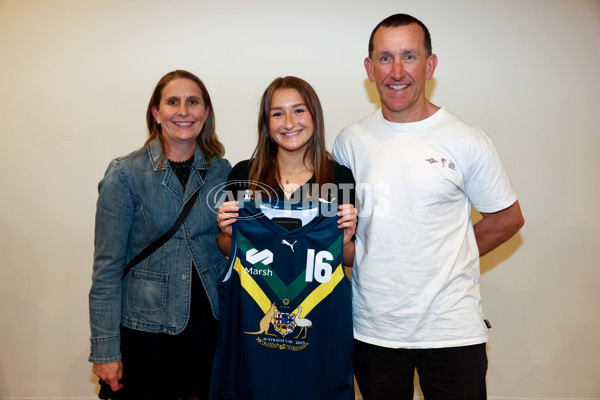 2025 Marsh AFL National Academy Girls Jumper Presentation - A-58806901