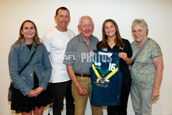 2025 Marsh AFL National Academy Girls Jumper Presentation - A-58806910