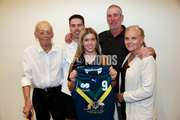 2025 Marsh AFL National Academy Girls Jumper Presentation - A-58806912