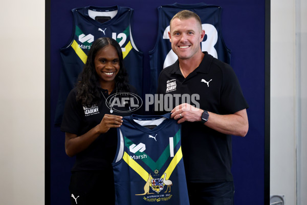 2025 Marsh AFL National Academy Girls Jumper Presentation - A-58806928