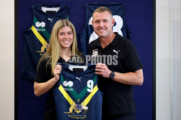2025 Marsh AFL National Academy Girls Jumper Presentation - A-58806929