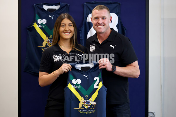 2025 Marsh AFL National Academy Girls Jumper Presentation - A-58807556