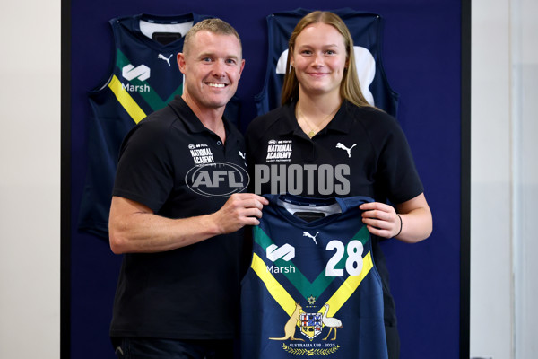 2025 Marsh AFL National Academy Girls Jumper Presentation - A-58807566