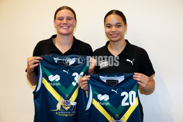2025 Marsh AFL National Academy Girls Jumper Presentation - A-58807577