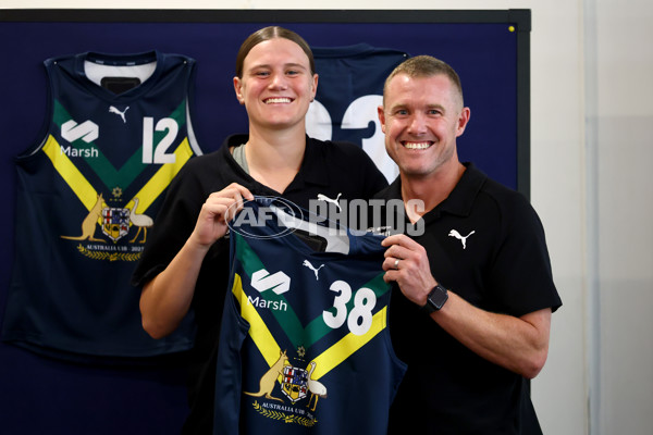 2025 Marsh AFL National Academy Girls Jumper Presentation - A-58807578