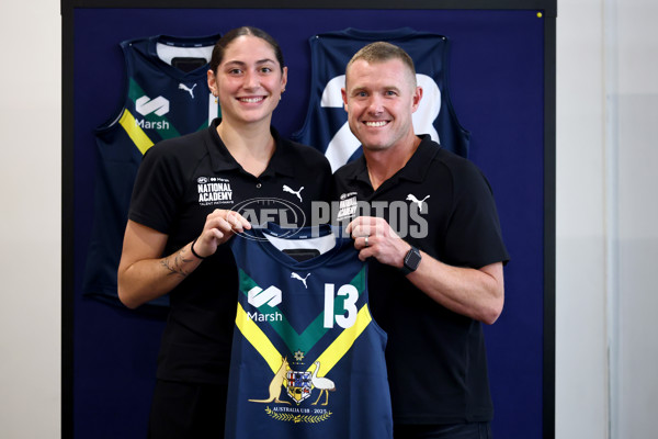 2025 Marsh AFL National Academy Girls Jumper Presentation - A-58807606