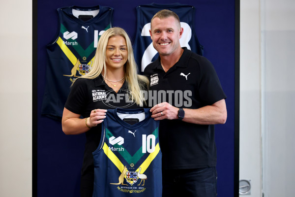 2025 Marsh AFL National Academy Girls Jumper Presentation - A-58807608