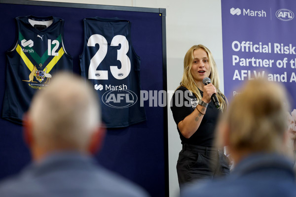 2025 Marsh AFL National Academy Girls Jumper Presentation - A-58807625