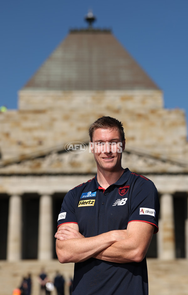 AFL 2025 Media - Melbourne Demons ANZAC Day Media Opportunity 230425 - A-58884409