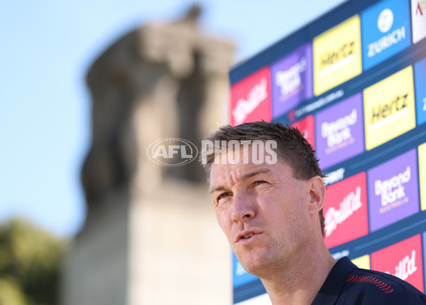 AFL 2025 Media - Melbourne Demons ANZAC Day Media Opportunity 230425 - A-58922457