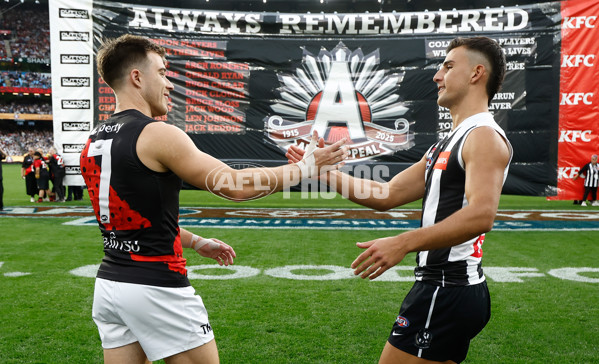AFL 2025 Round 07 - Collingwood v Essendon - A-58940355