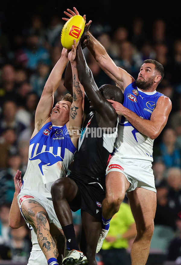 AFL 2025 Round 07 - Port Adelaide v North Melbourne - A-58995410