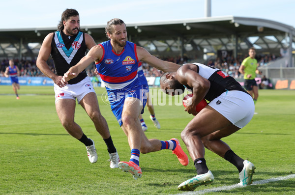 AFL 2025 Round 08 - Western Bulldogs v Port Adelaide - A-59143448