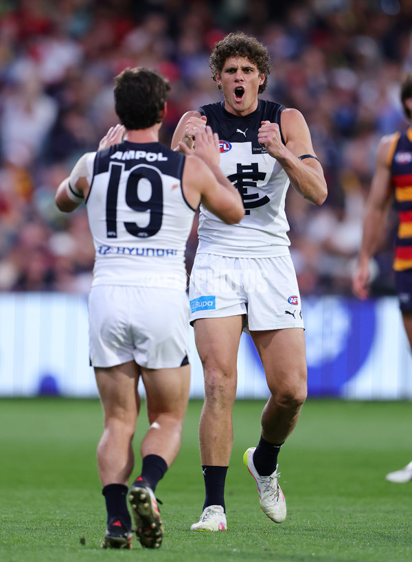 AFL 2025 Round 08 - Adelaide v Carlton - A-59155964