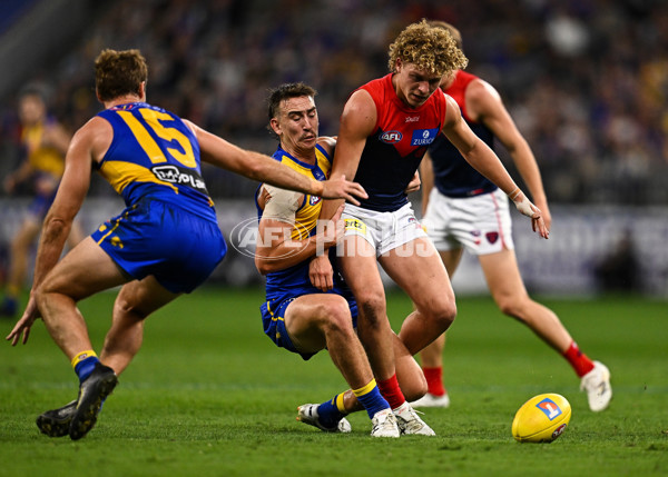 AFL 2025 Round 08 - West Coast v Melbourne - A-59165619