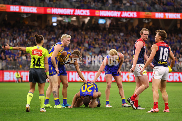 AFL 2025 Round 08 - West Coast v Melbourne - A-59168683