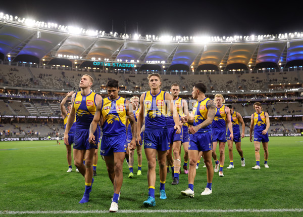 AFL 2025 Round 08 - West Coast v Melbourne - A-59180894