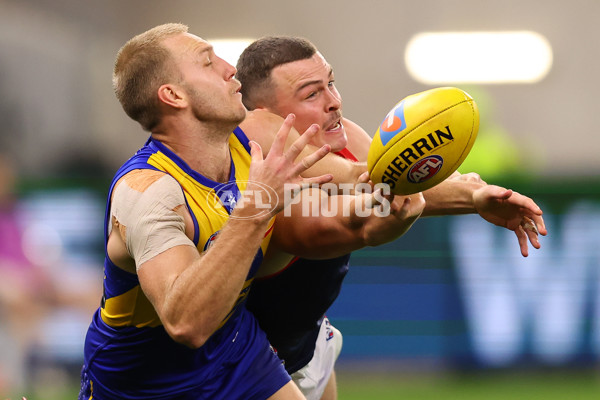 AFL 2025 Round 08 - West Coast v Melbourne - A-59182294