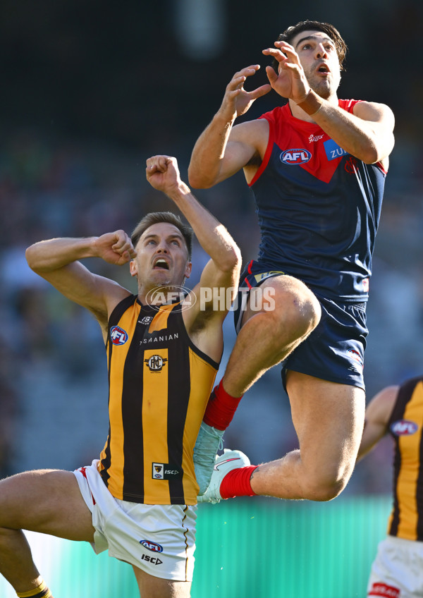 AFL 2025 Round 09 - Melbourne v Hawthorn - A-59376061