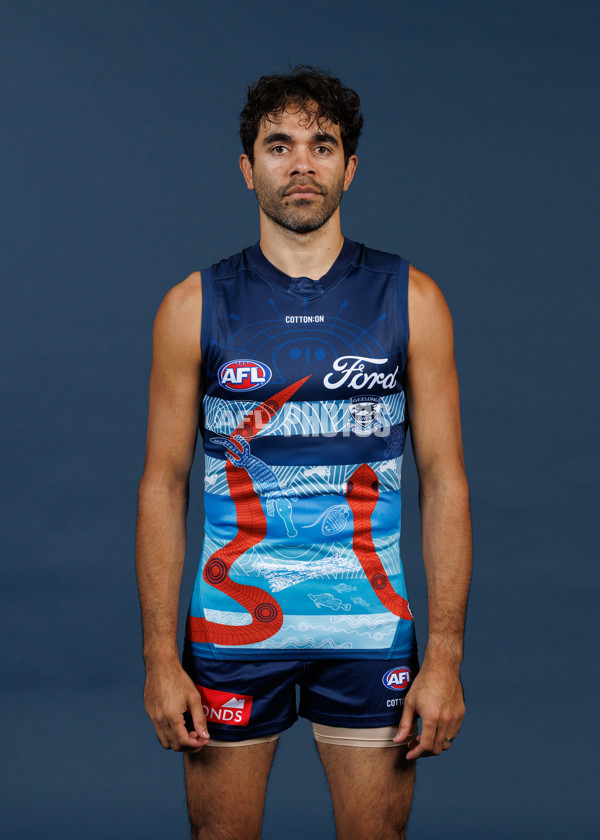 AFL 2025 Media - Geelong Indigenous Guernsey - A-59443097