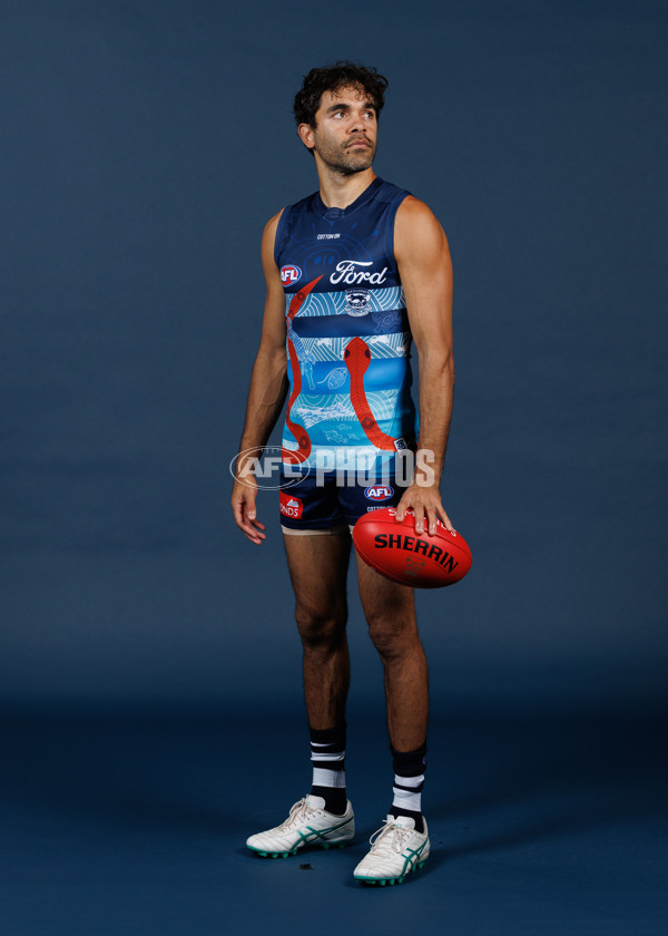 AFL 2025 Media - Geelong Indigenous Guernsey - A-59443138