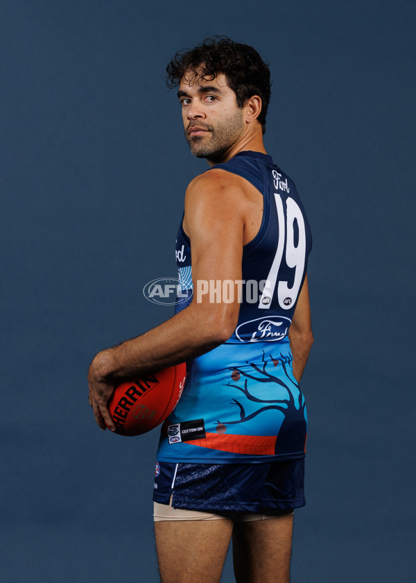 AFL 2025 Media - Geelong Indigenous Guernsey - A-59451838