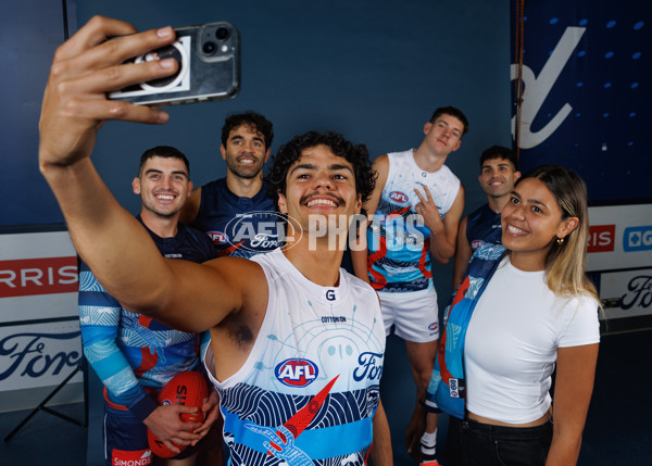 AFL 2025 Media - Geelong Indigenous Guernsey - A-59456034