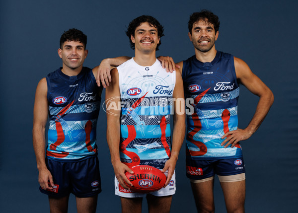 AFL 2025 Media - Geelong Indigenous Guernsey - A-59456035
