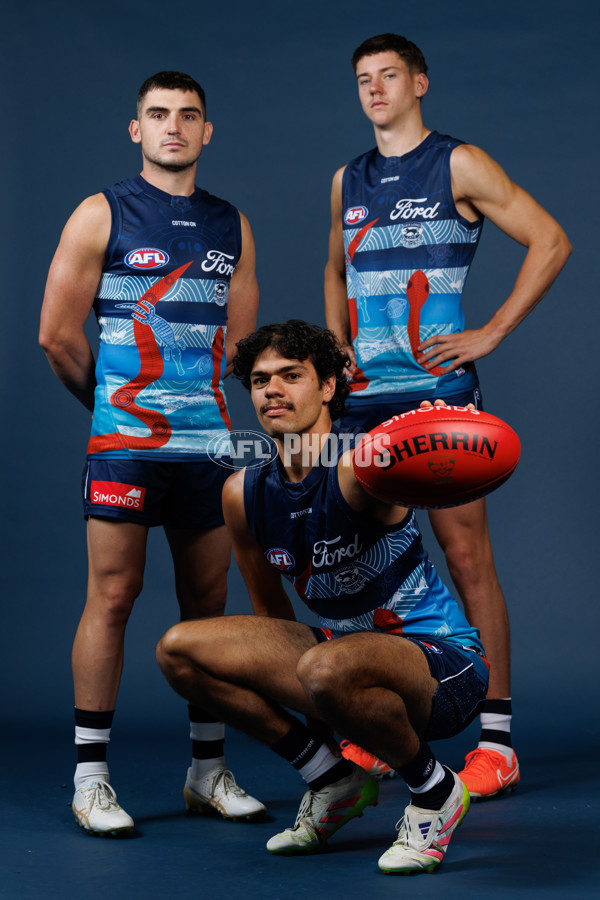 AFL 2025 Media - Geelong Indigenous Guernsey - A-59456427