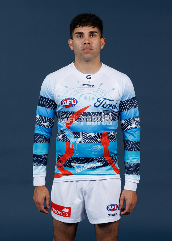 AFL 2025 Media - Geelong Indigenous Guernsey - A-59456430