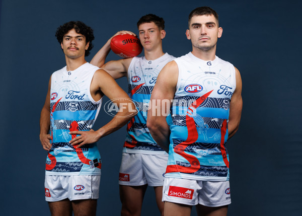 AFL 2025 Media - Geelong Indigenous Guernsey - A-59456433