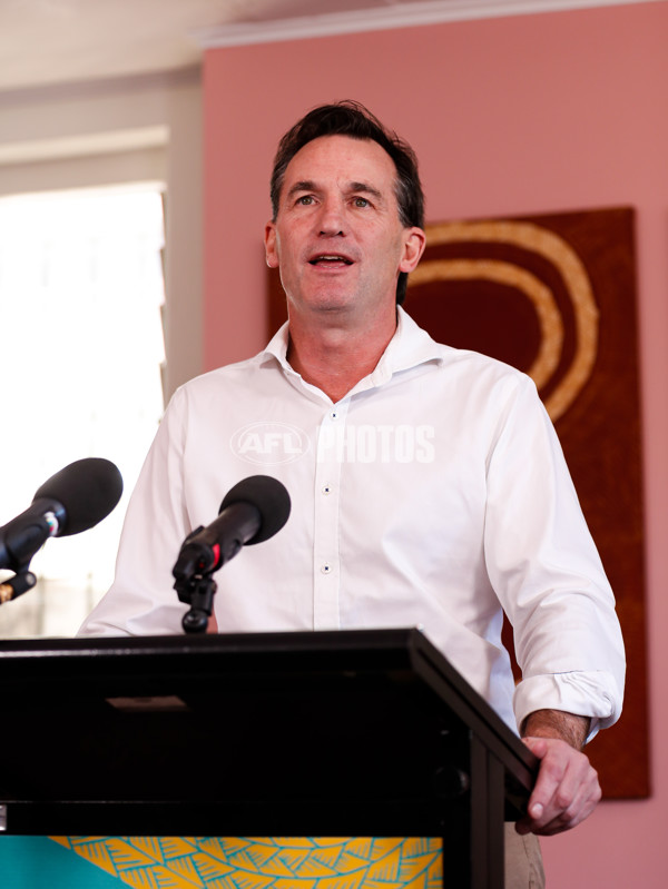 AFL 2025 Media - Sir Doug Nicholls Round Launch Darwin - A-59456440