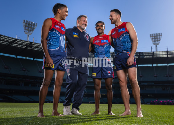 AFL 2025 Portraits - Melbourne Indigenous Guernsey - A-59596001