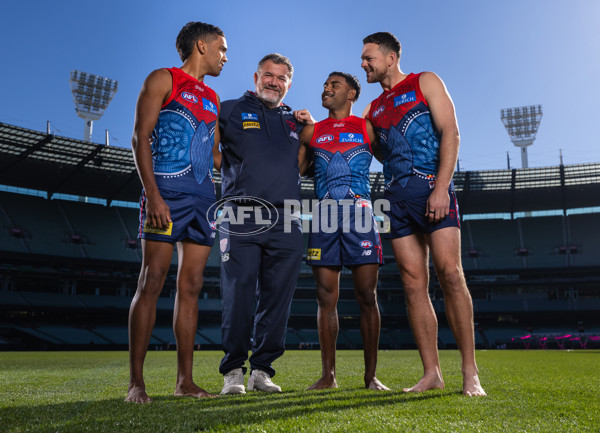 AFL 2025 Portraits - Melbourne Indigenous Guernsey - A-59596005