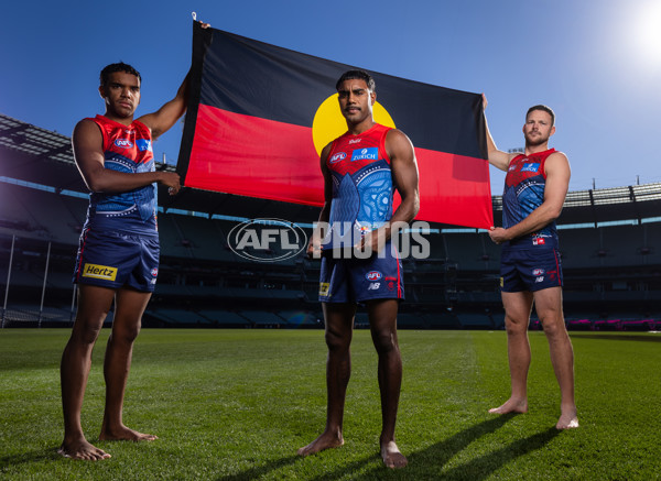 AFL 2025 Portraits - Melbourne Indigenous Guernsey - A-59596006