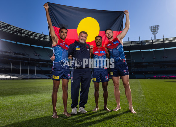 AFL 2025 Portraits - Melbourne Indigenous Guernsey - A-59596704