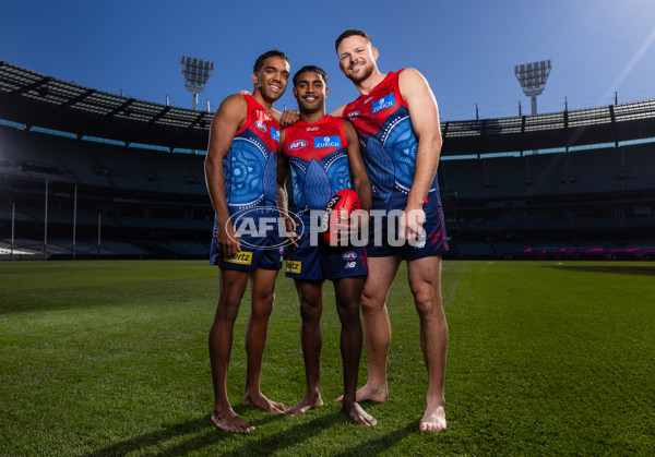 AFL 2025 Portraits - Melbourne Indigenous Guernsey - A-59596708