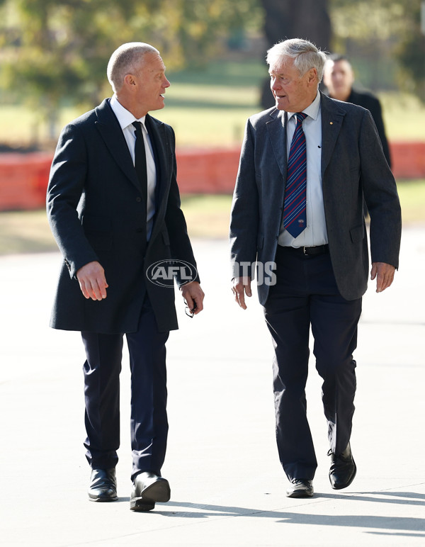 AFL 2025 Media - Robert Walls Funeral Service - A-59596763