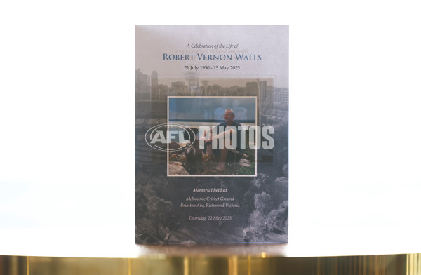 AFL 2025 Media - Robert Walls Funeral Service - A-59598789