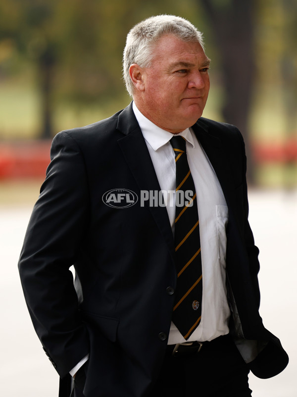 AFL 2025 Media - Robert Walls Funeral Service - A-59599202