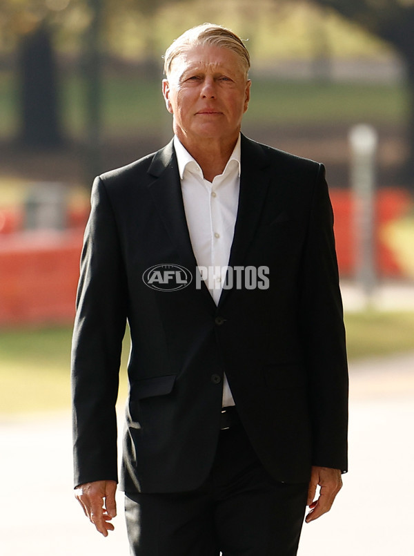 AFL 2025 Media - Robert Walls Funeral Service - A-59599203