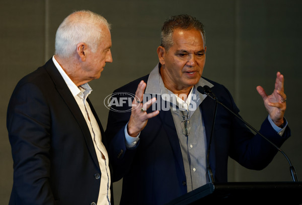 AFL 2025 Media - Robert Walls Funeral Service - A-59601009