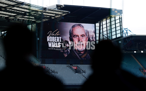 AFL 2025 Media - Robert Walls Funeral Service - A-59601724