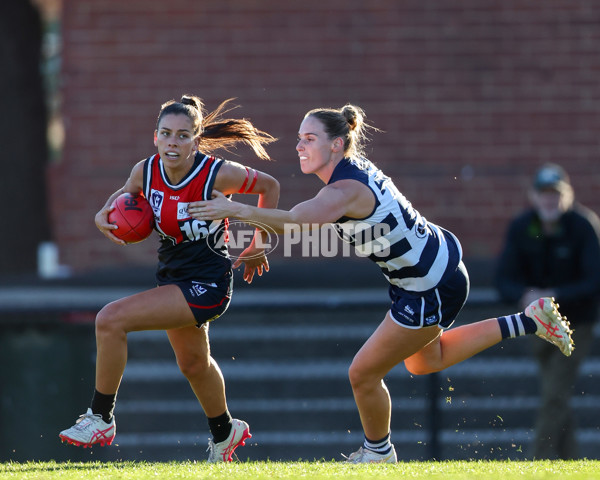 VFLW 2025 Round 07 - Darebin Falcons v Geelong Cats - A-59771147