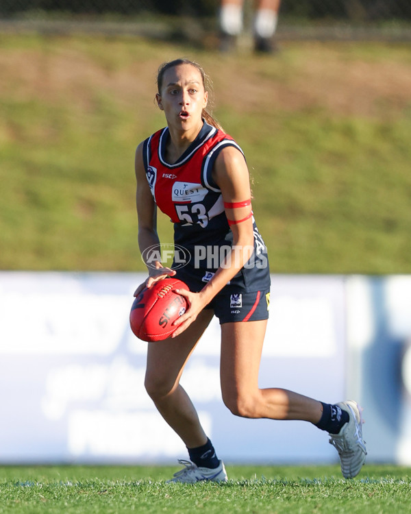 VFLW 2025 Round 07 - Darebin Falcons v Geelong Cats - A-59771149