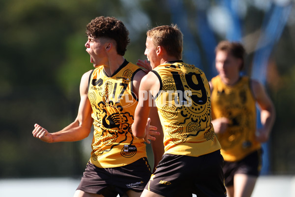 AFL National Championships U18 Boys 2025 - Western Australia v Victoria Country - A-59859765