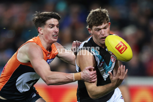 AFL 2025 Round 13 - GWS v Port Adelaide - A-59880204