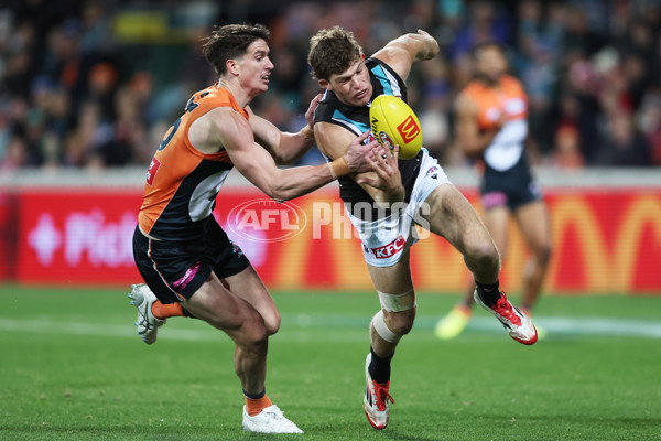 AFL 2025 Round 13 - GWS v Port Adelaide - A-59880207