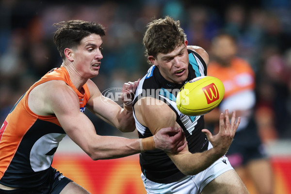 AFL 2025 Round 13 - GWS v Port Adelaide - A-59880209